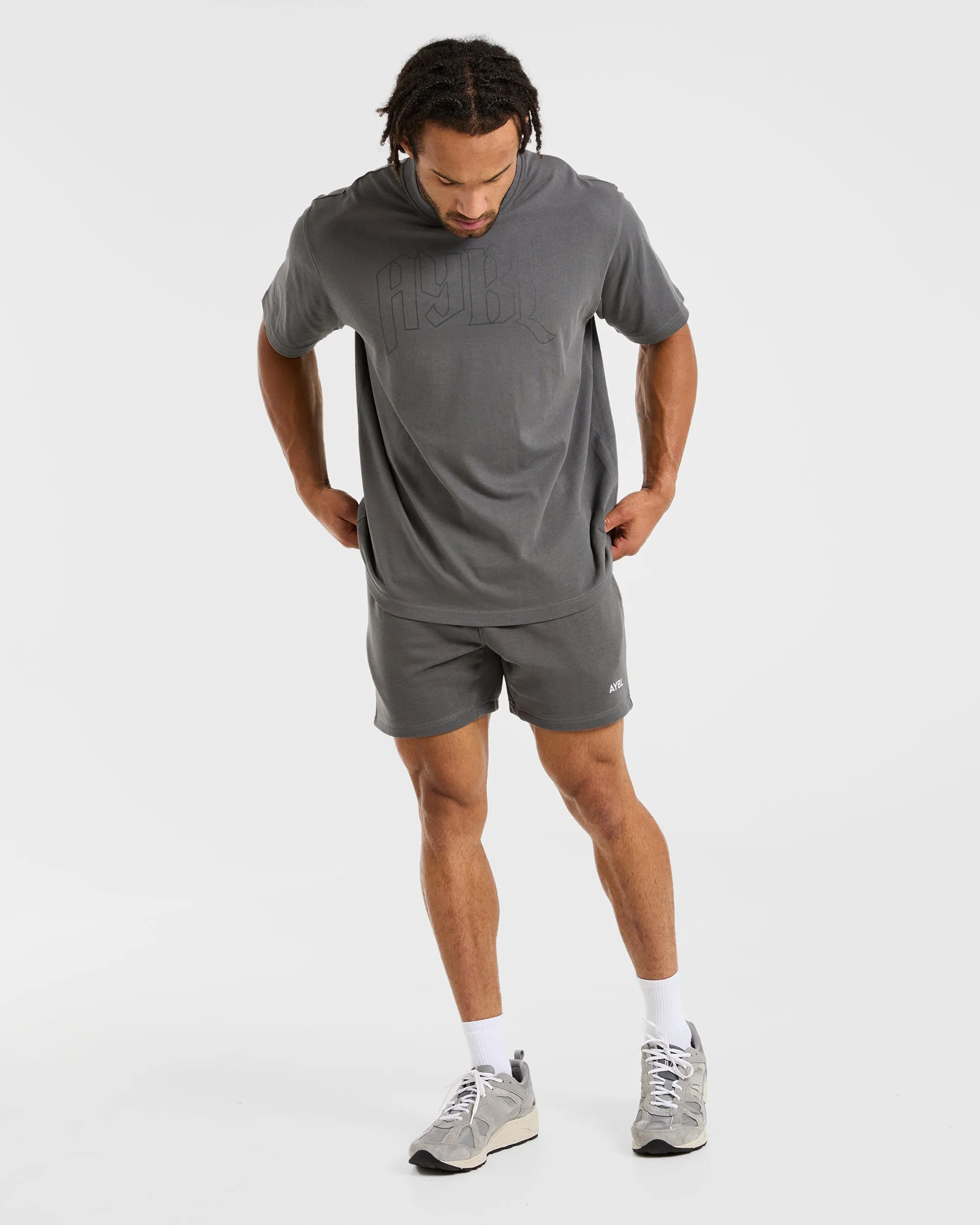 Essential Lightweight 5" Shorts - Charcoal Punk style