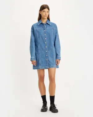 Street Basics Base Comfort Levi's? Womens Shay Denim Dress - Old 517 Blue X