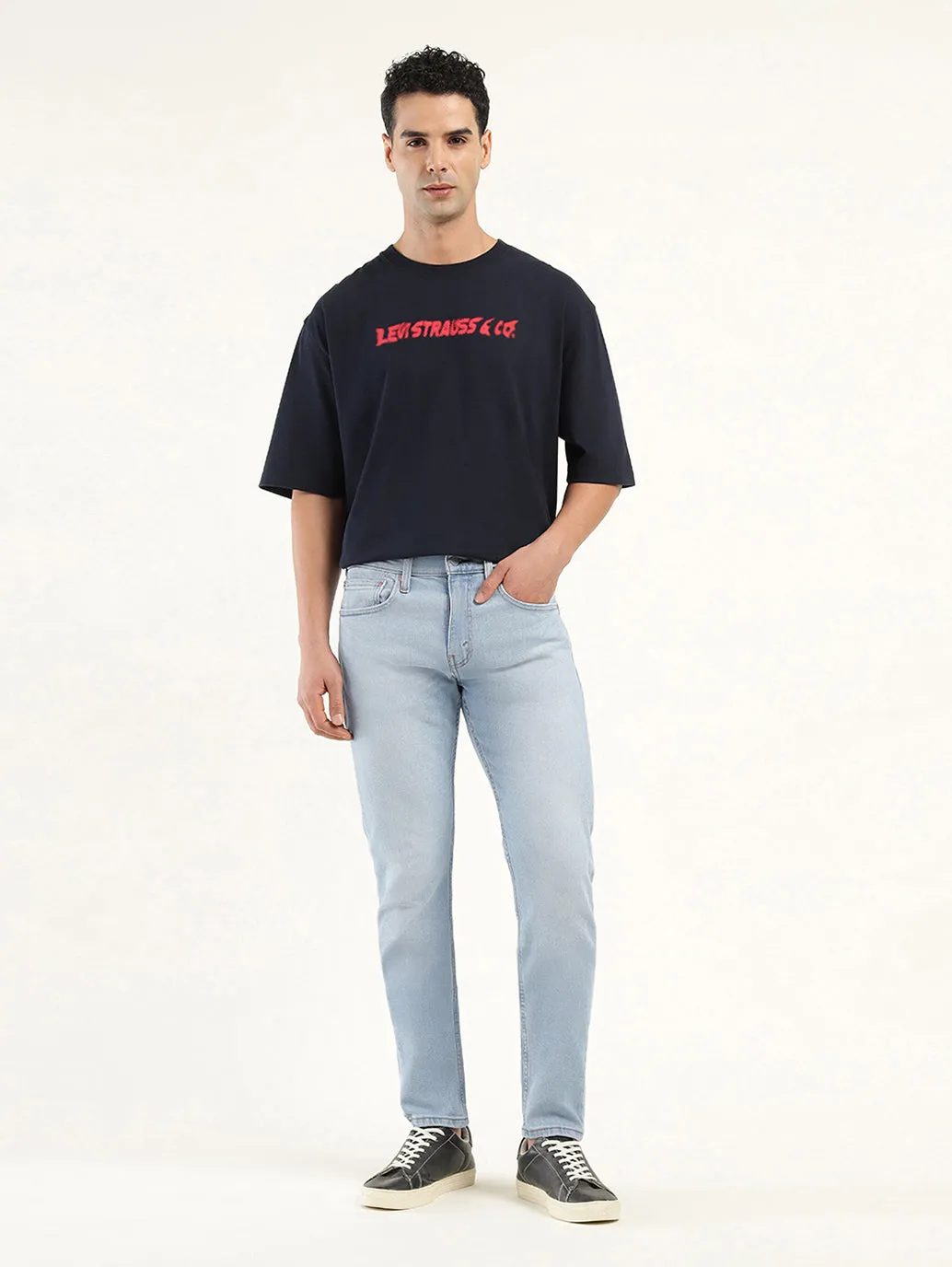 Men's 512 Indigo Slim Tapered Fit Mid Rise Jeans Cool Essentials