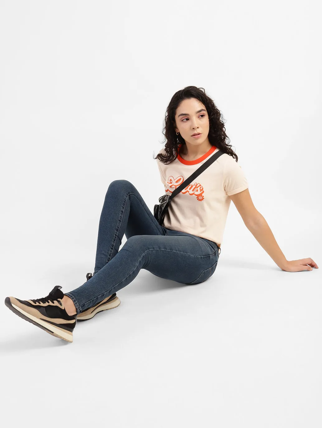 Streetwear Fan Family Style Women's 710 Blue Skinny Fit Mid Rise Jeans