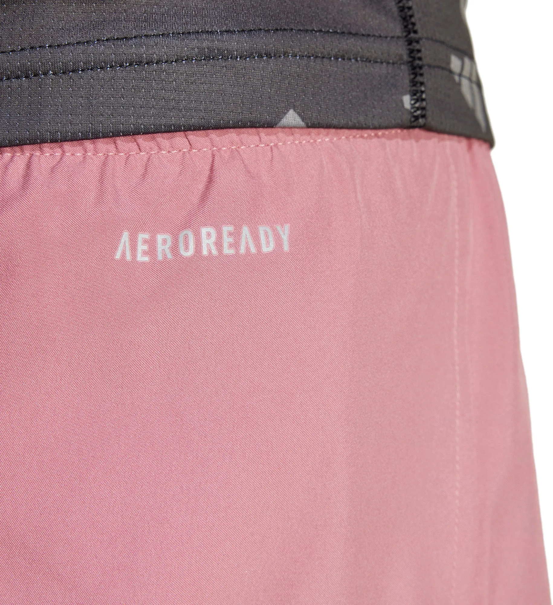 adidas Run It 3 Inch Womens Running Shorts - Pink City Look Recycled Elastic Trim
