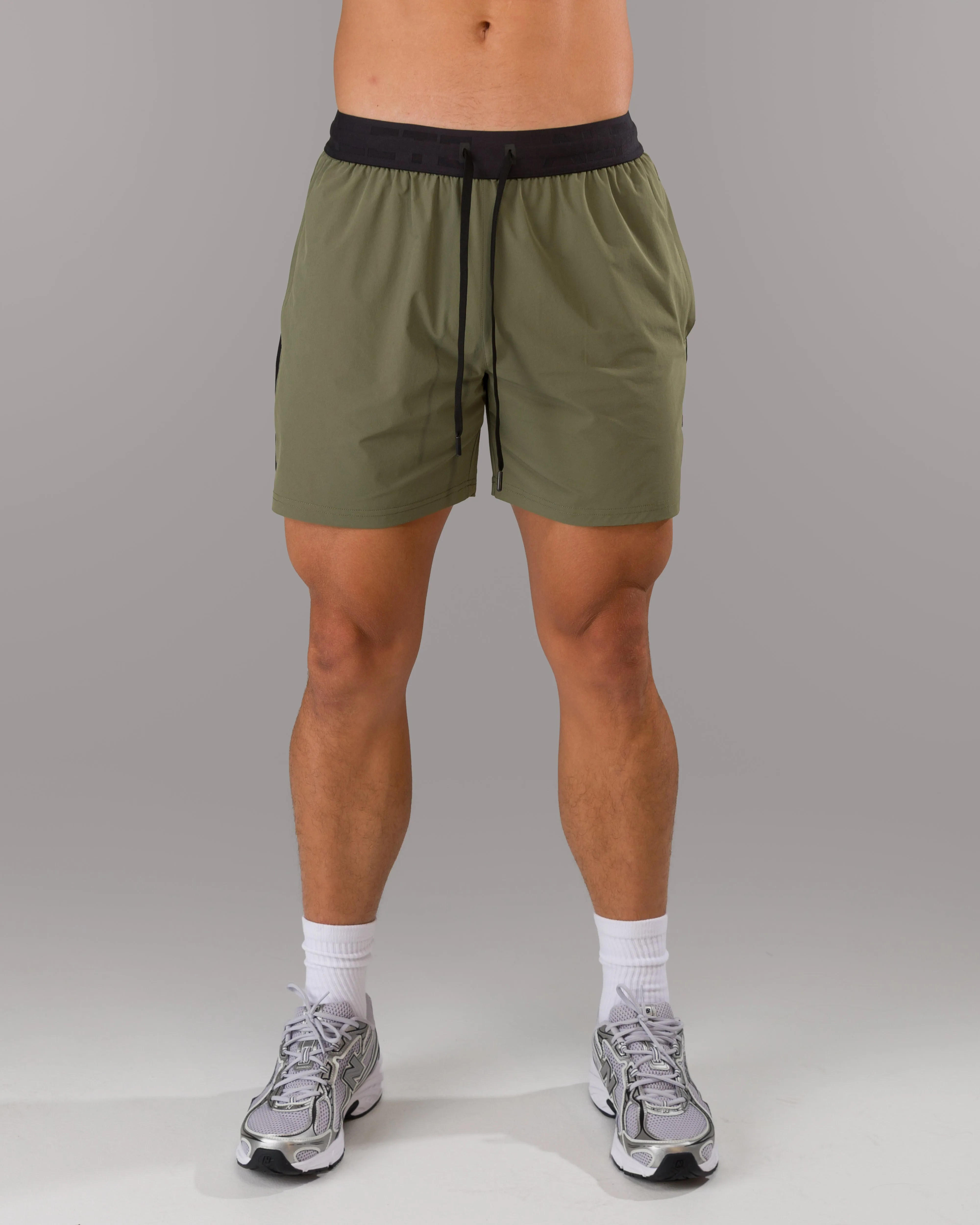 Apex Vault Short - Tactical Olive No Slip Grip