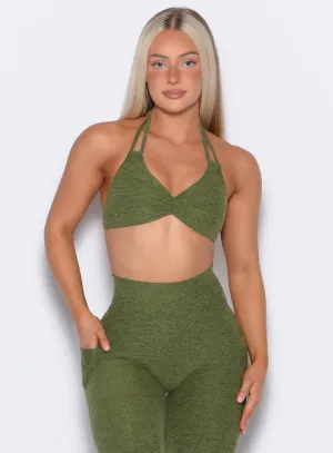 Butterfly Sports Bra Comfortable Band
