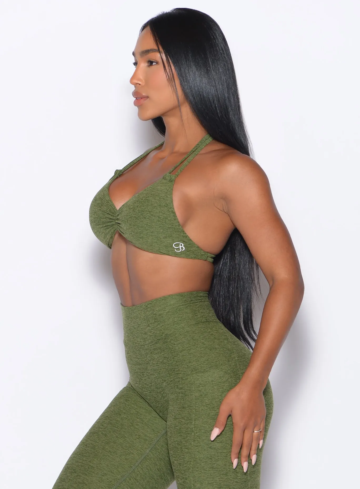 Recycled Anti-shrink Butterfly Sports Bra