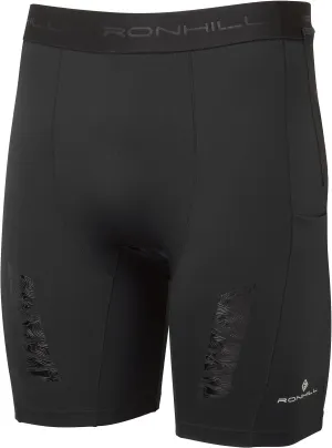 Ronhill Tech All Terrain 8 Inch Stretch Mens Short Running Tights - Black Stretch Comfort
