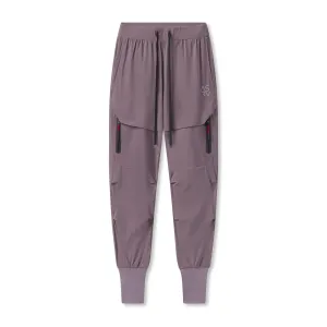 0690. Tetra-Lite? Tech High Rib Jogger - Moonscape "Cyber" Temperature Regulating Fabric UV Protection