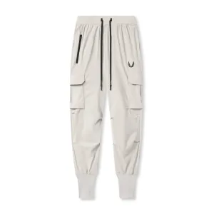 0825. Tetra-Lite? Cargo High Rib Jogger - Stone PermeableCloth