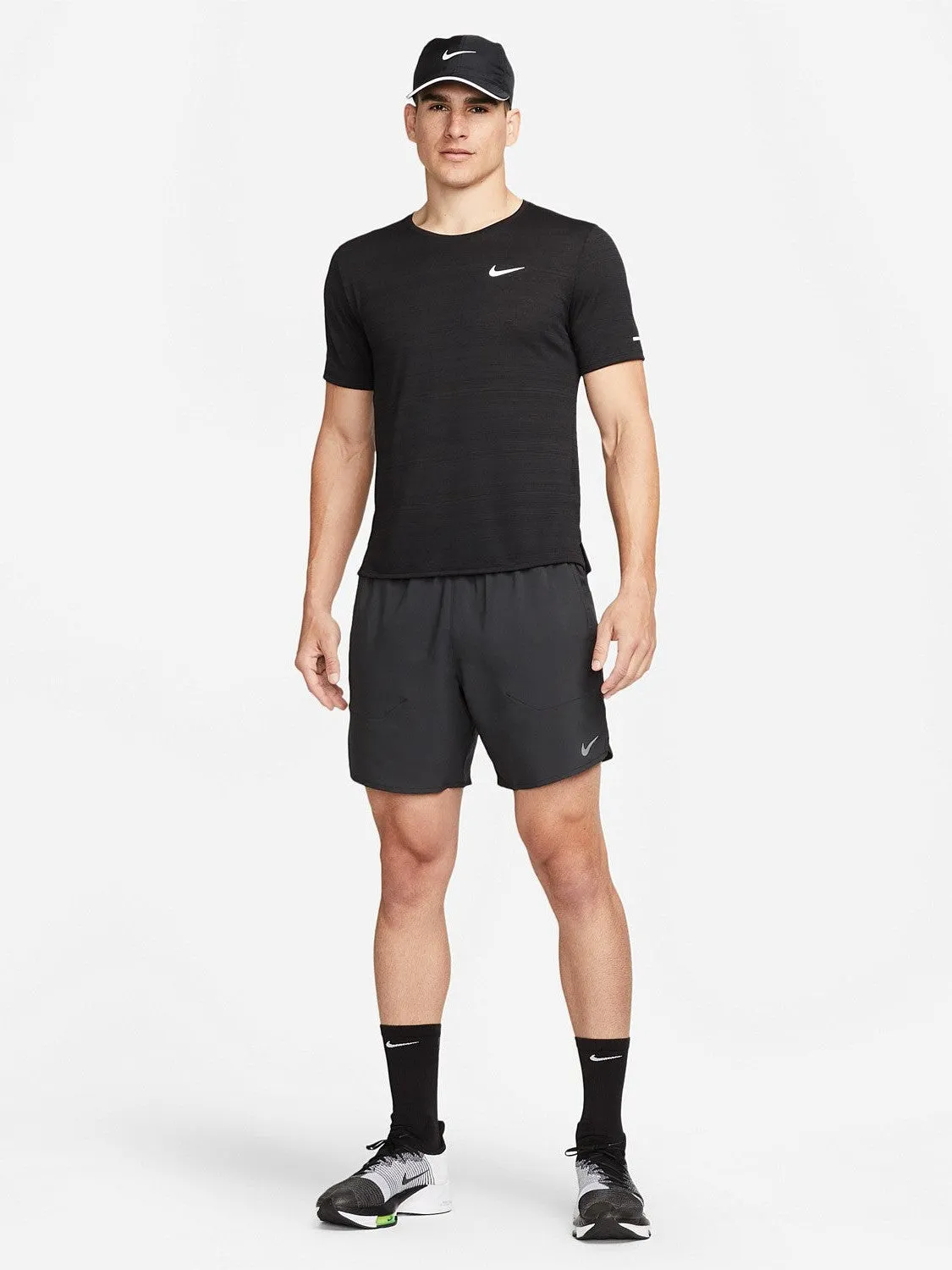 Flex Stride 13cm Running Shorts Noise Free Fabric Wind Resistant Panels