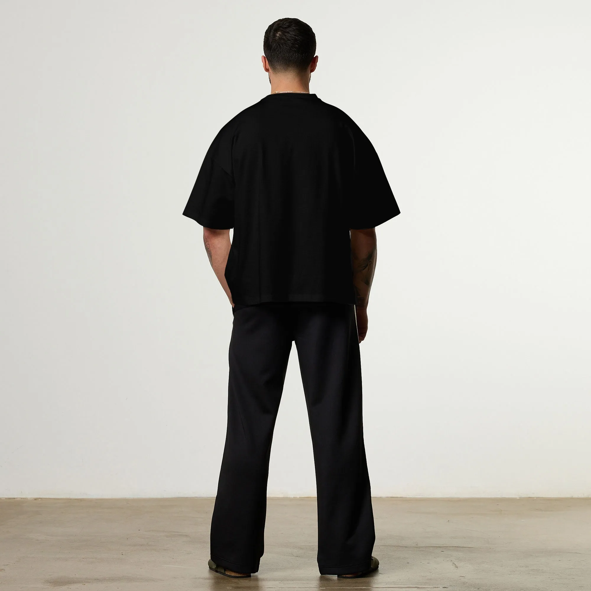 Vanquish Off Season Black Oversized Boxy Pocket T Shirt Street Trend Look