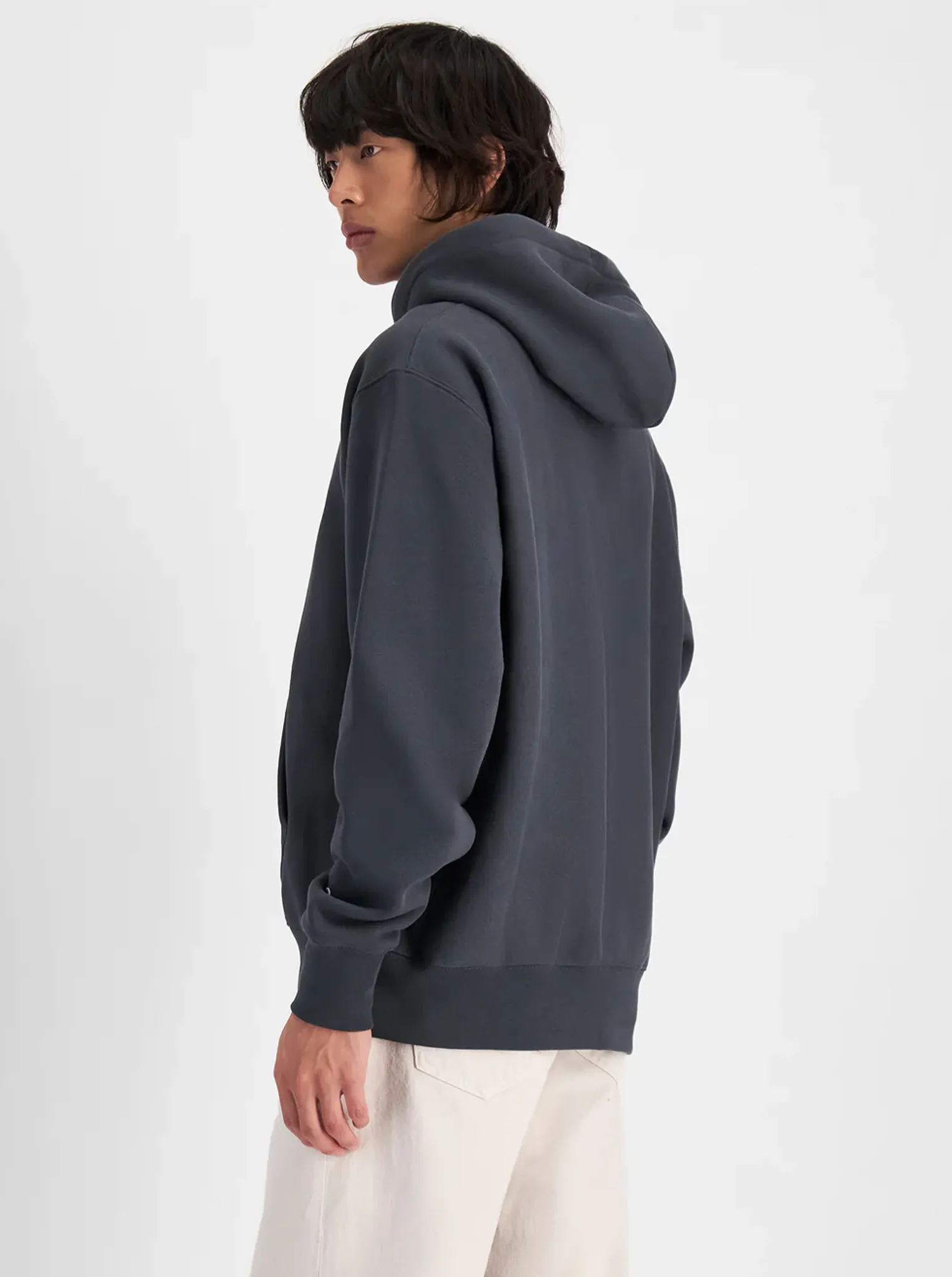 Zebra like Reverse Weave C Logo Hoodie Unisex