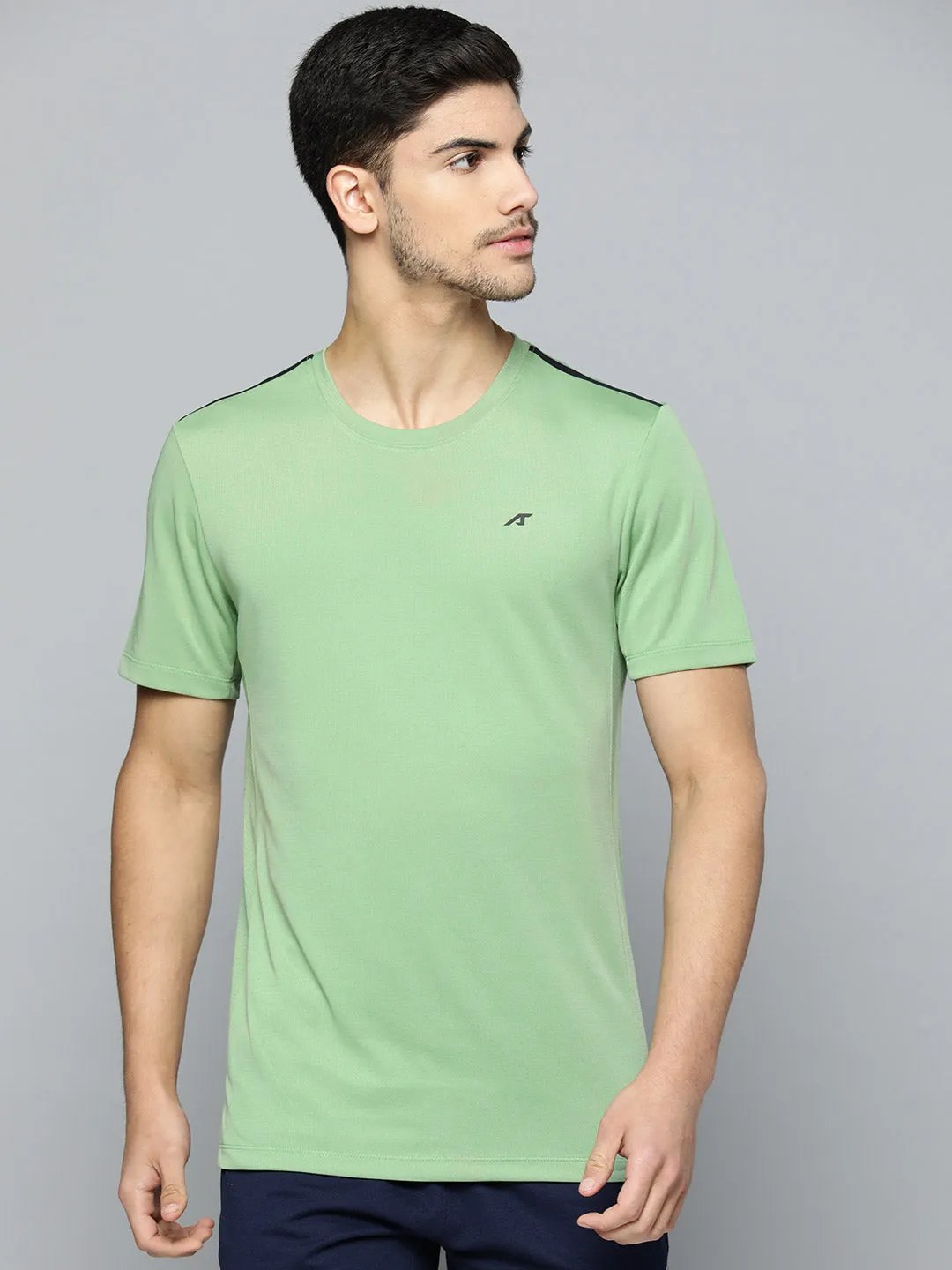 ShapeRetentionCloth Beach Ease Alcis Men Anti Static Slim Fit Sports T-shirt