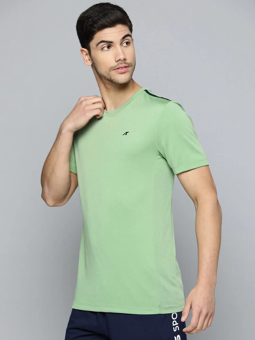LowMaintenanceMaterial Alcis Men Anti Static Slim Fit Sports T-shirt