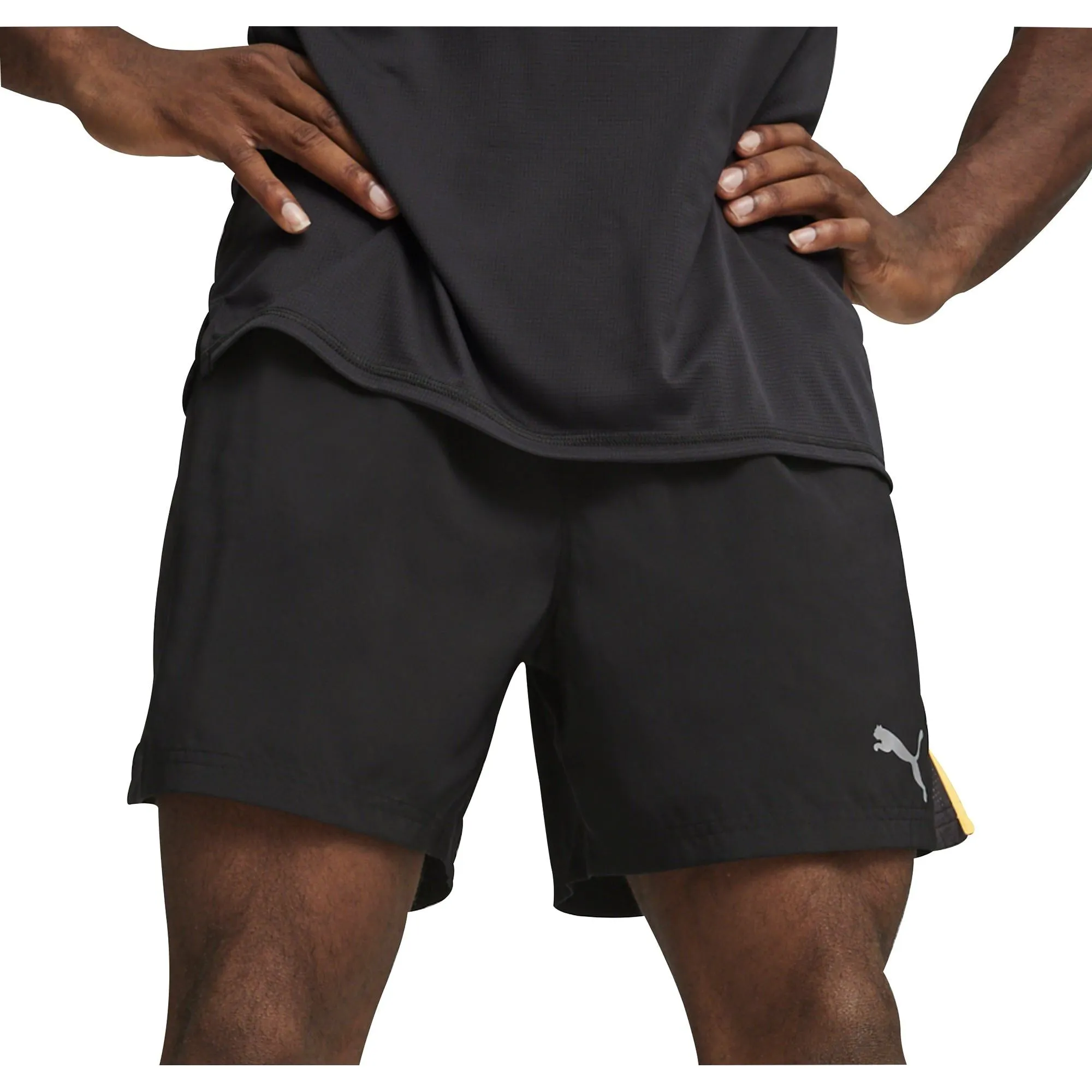 Puma Run Favourite Velocity 5 Inch Mens Running Shorts - Black Quick Change Friendly