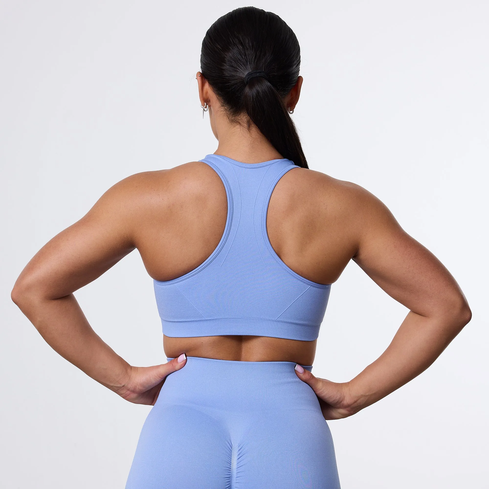 Strapless Vanquish Elevate Seamless Sky Blue Support Bra