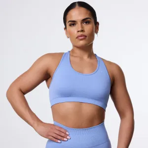 Vanquish Elevate Seamless Sky Blue Support Bra Non-Slip Support Matching Set