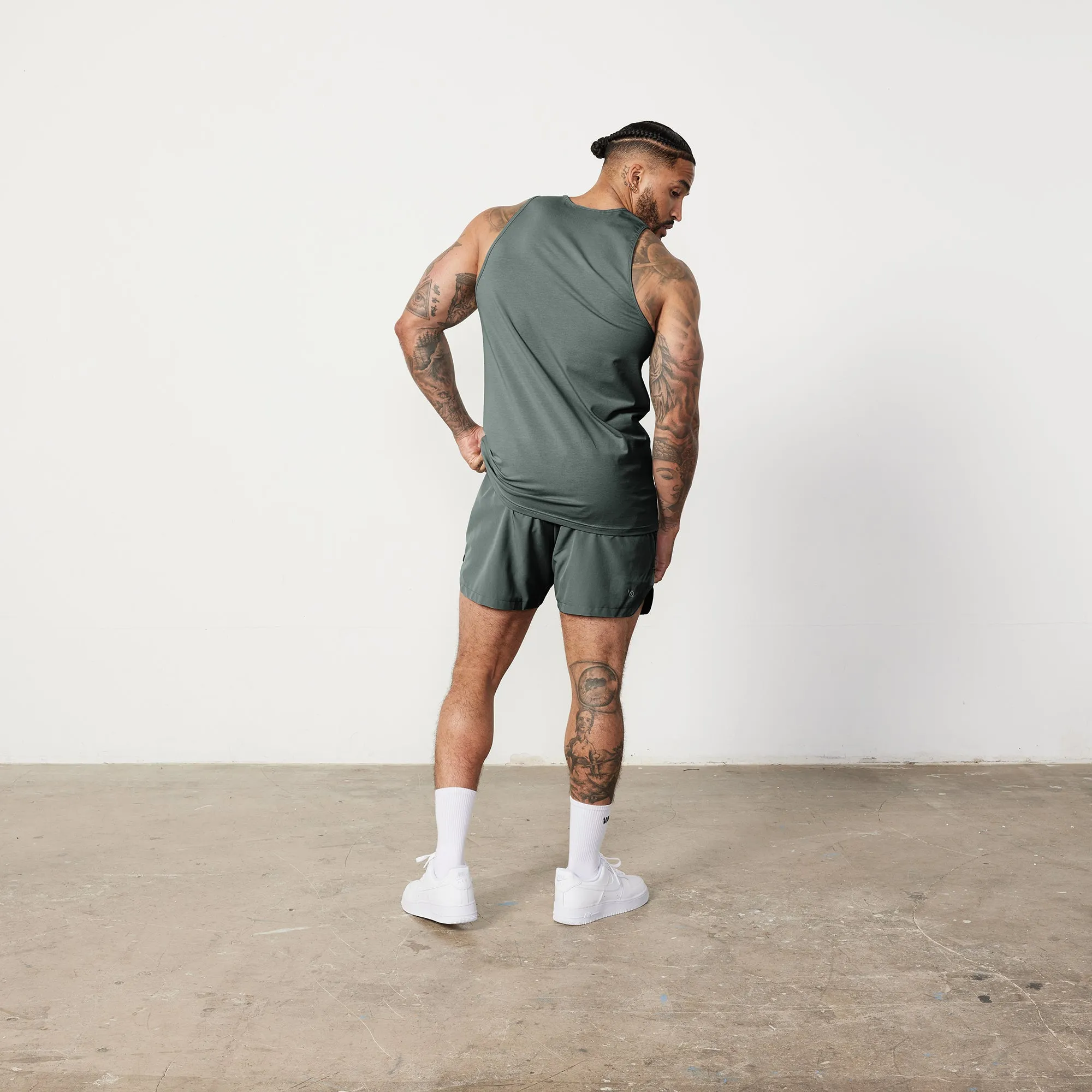 Vanquish Essential Forest Green Performance 4" Shorts Low Maintenance Fabric