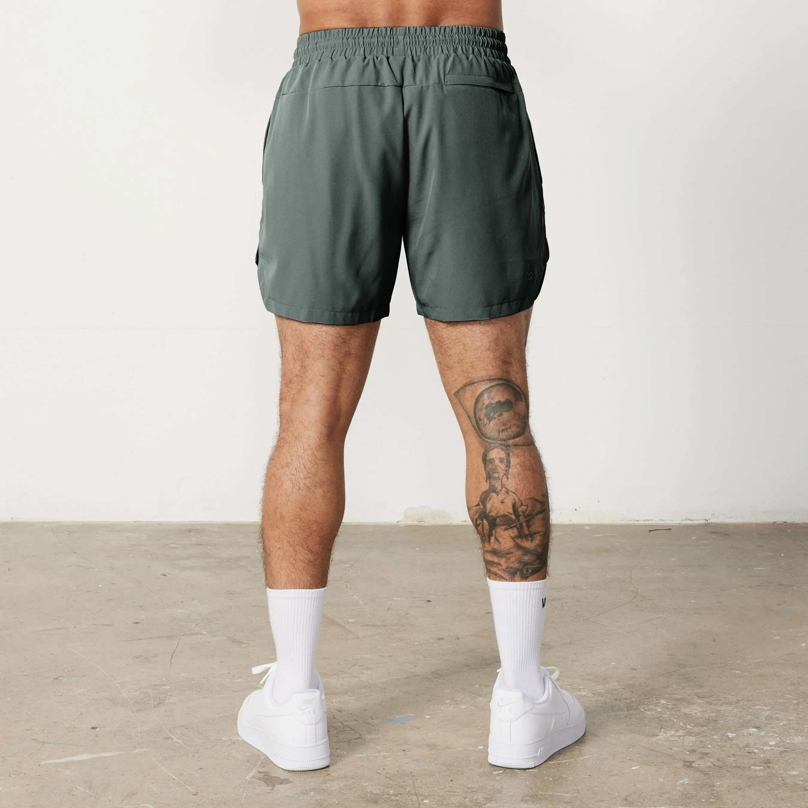 Vanquish Essential Forest Green Performance 4" Shorts Multi Directional Flex Zones