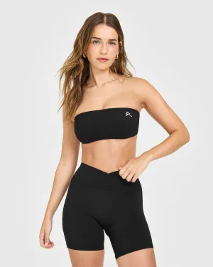 Seamless Strapless seams Capability Unified Micro Bandeau Bralette | Black