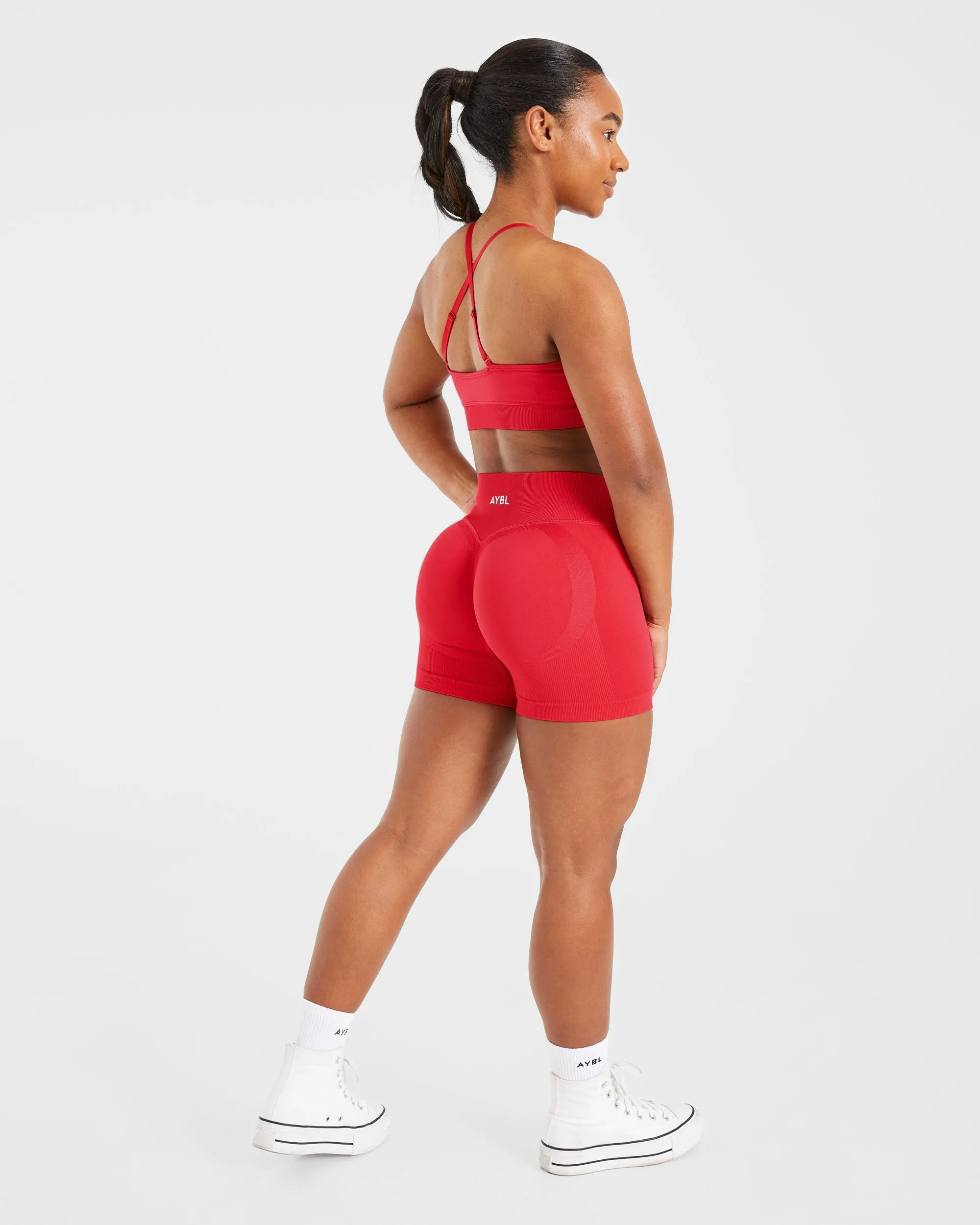 Adapt Seamless Sports Bra - Salsa Red Shock-absorbing Supportive structure