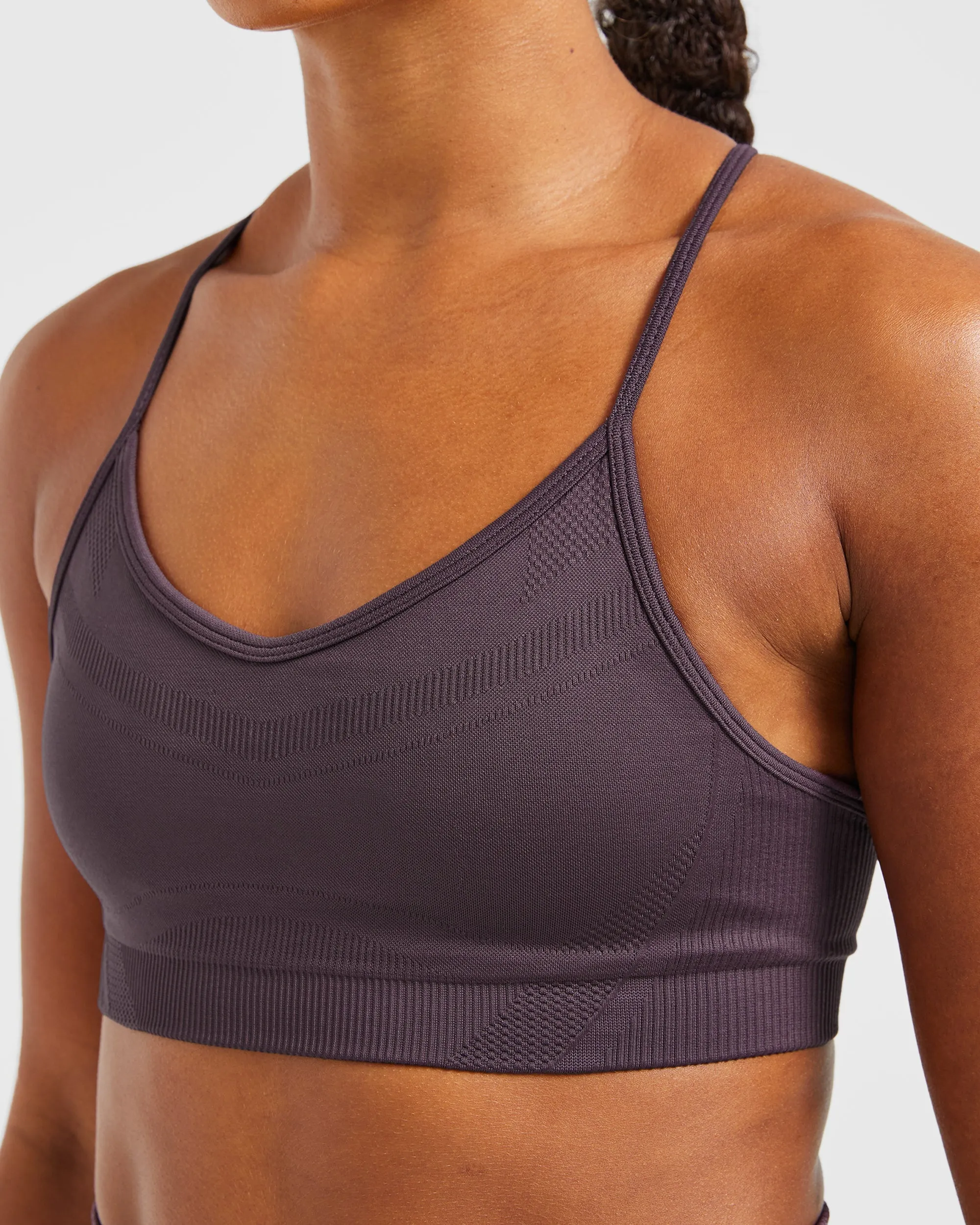 Balance V3 Seamless Strappy Sports Bra - Purple Coordinate with other items seams