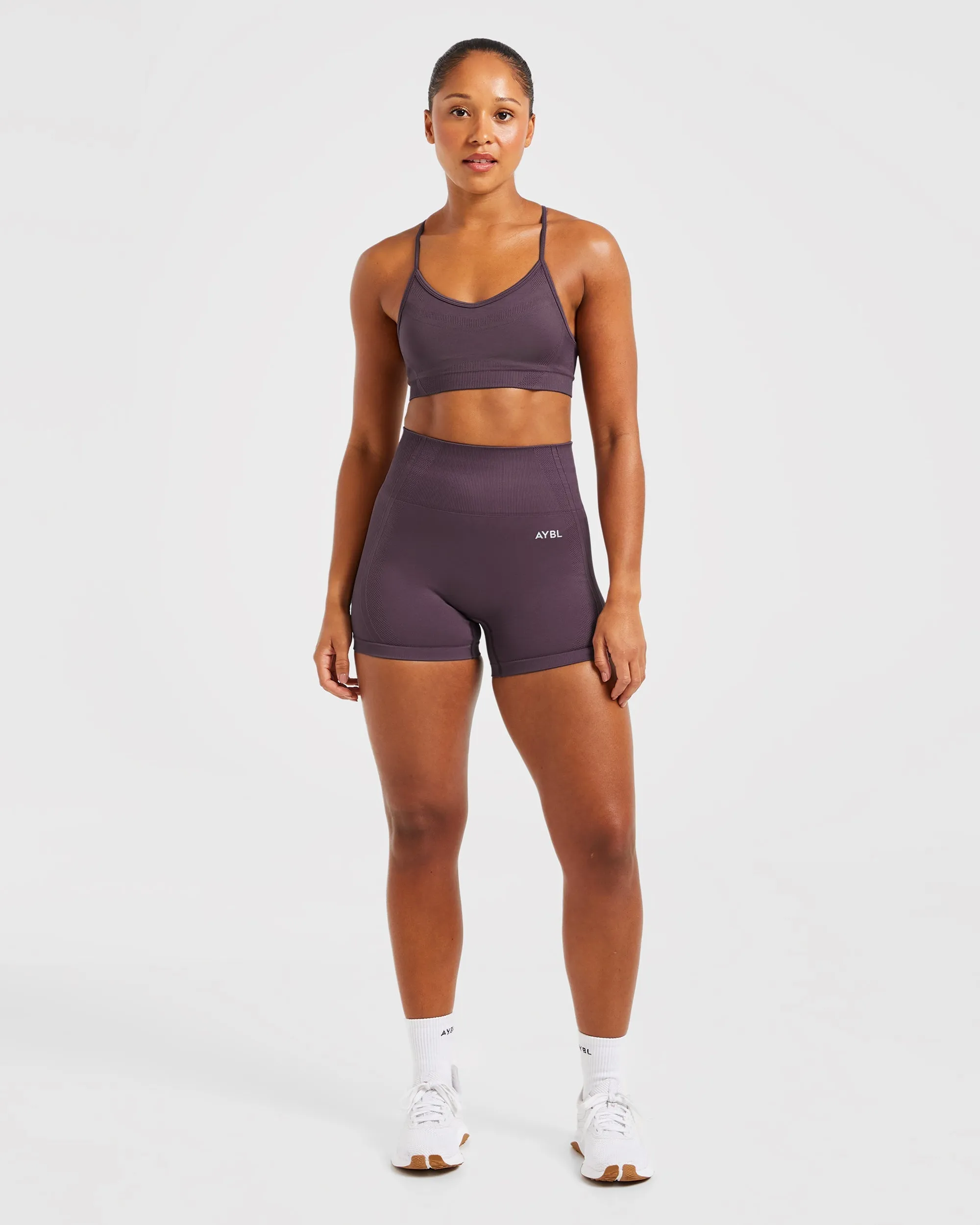 Balance V3 Seamless Strappy Sports Bra - Purple Sports fans
