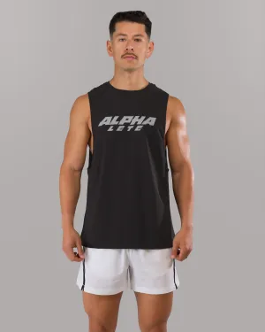 Force Core Cutoff - Black QuickDry Textile above ground