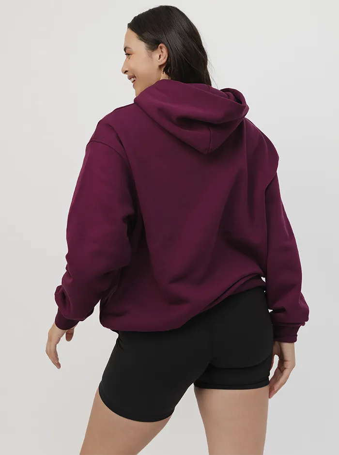 Warm Embrace Heritage Hoodie In Mulberry