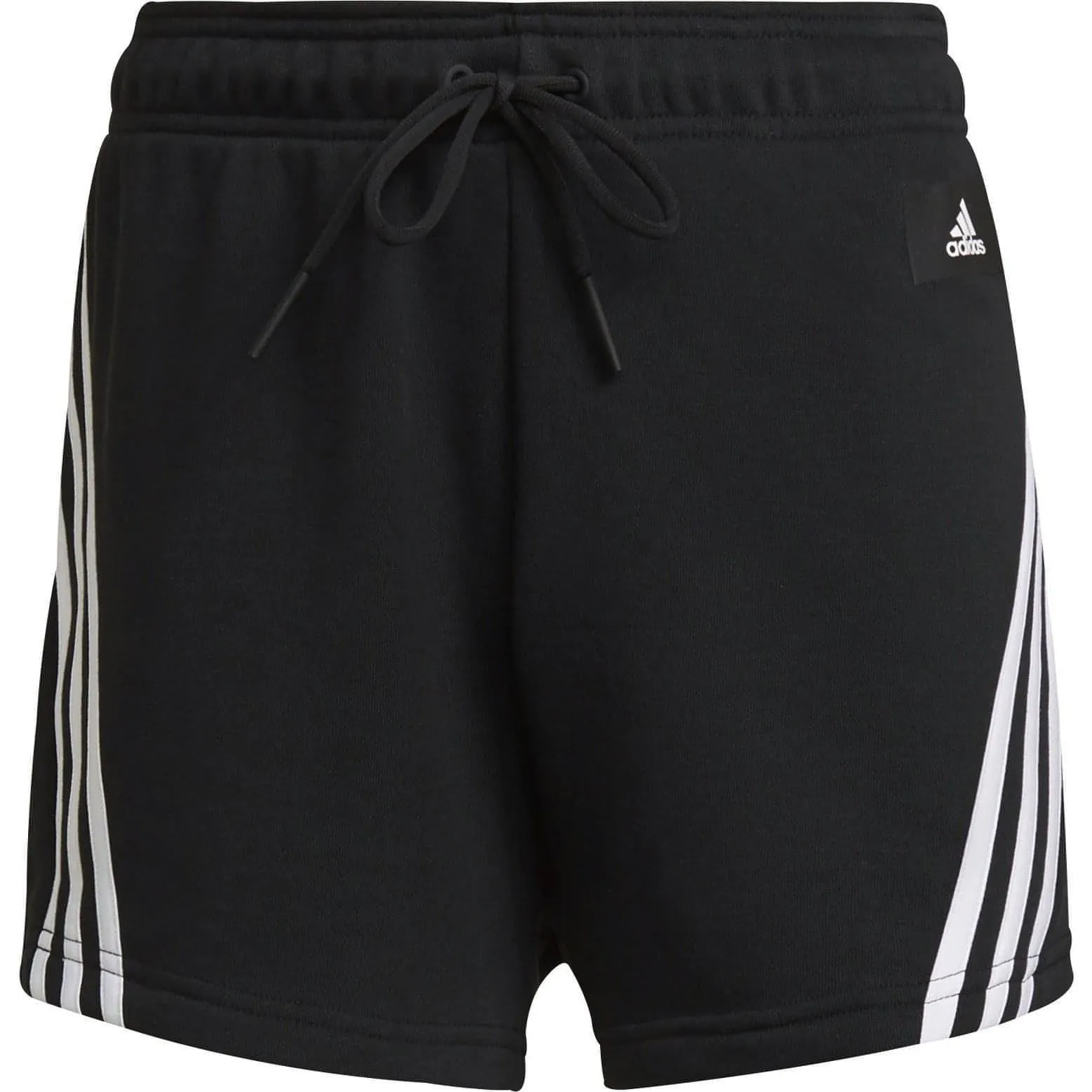 Warm Days adidas Future Icon 3 Stripes Womens Training Shorts - Black