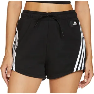 adidas Future Icon 3 Stripes Womens Training Shorts - Black Sun Protection Beach Vacation