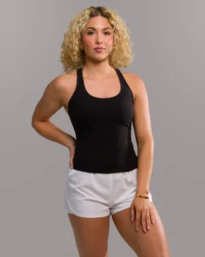 high end market users Flex Tank Long - Black