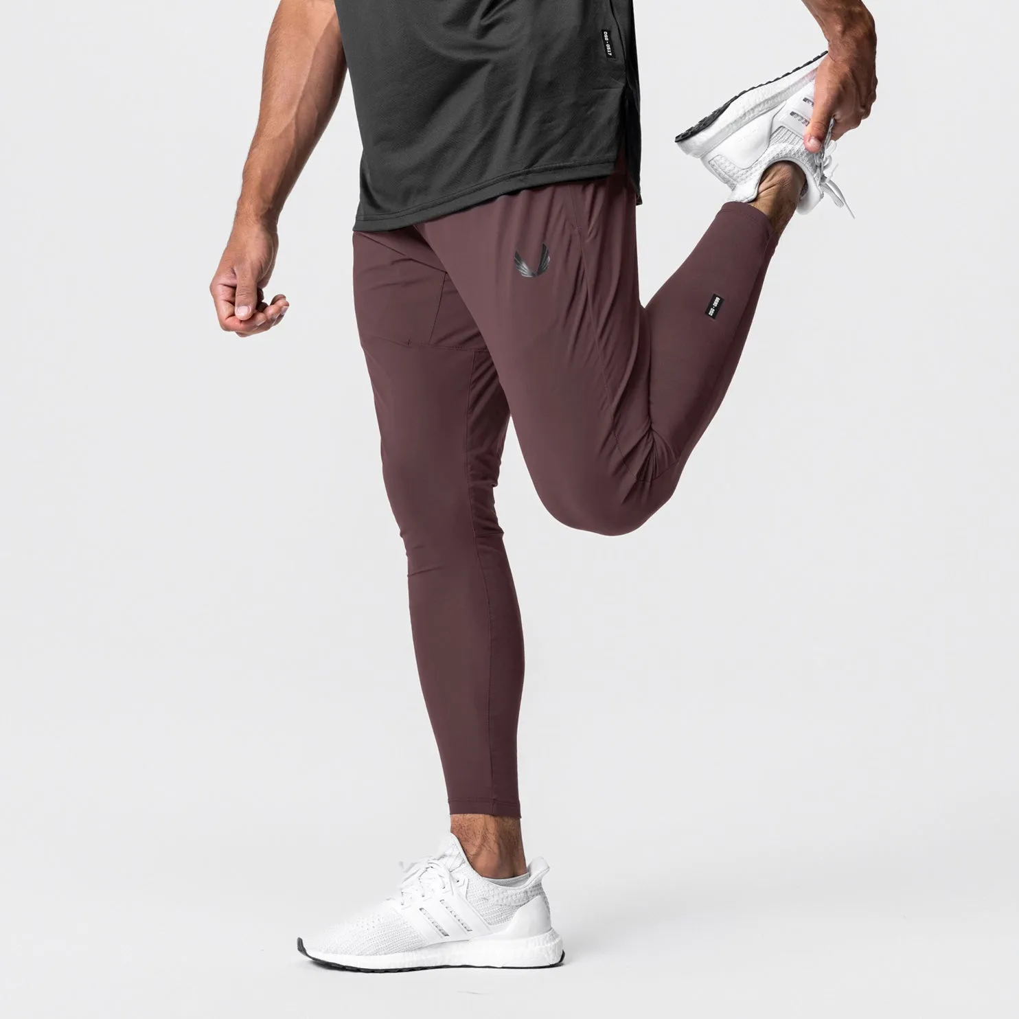 0699. Tetra-Lite? Hybrid Jogger - Plum No Gap Waist Construction