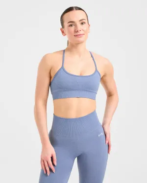 Cyclists of all ages Empower Seamless Sports Bra - Blue Marl