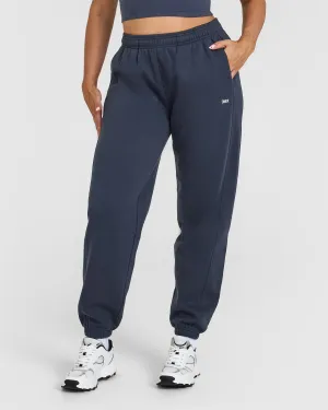 Non Restrictive Stretch Weave Foundations Joggers | True Blue Minimal Vibe Thermal regulation