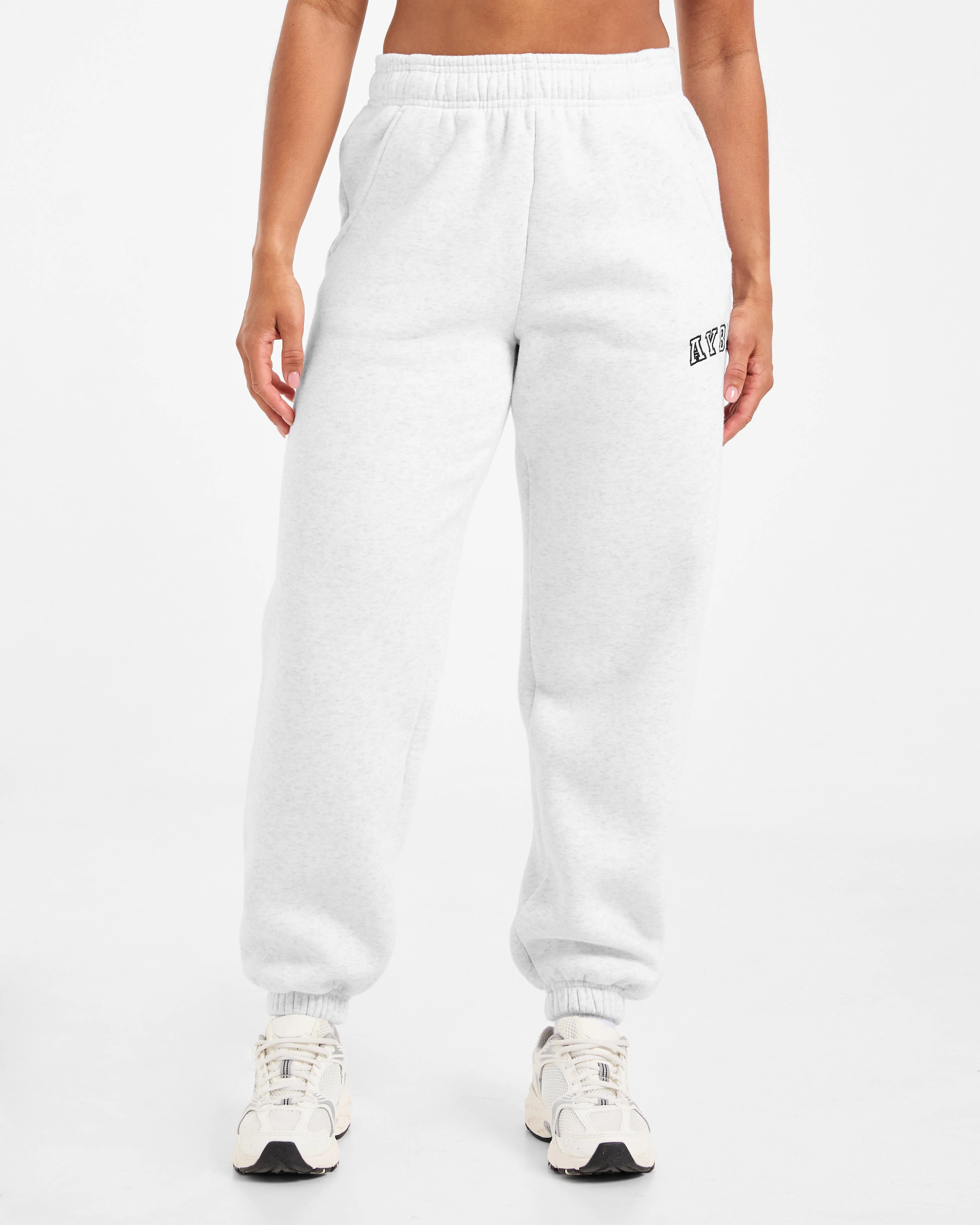 Natural Shape Varsity 2.0 Oversized Joggers - Heather Grey Comfortable Strap