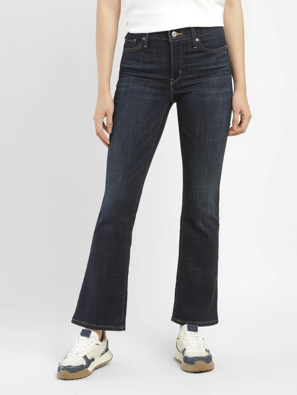 Chic Simplicity Go-to Comfort Women's 315 Blue Flared Fit High Rise Jeans
