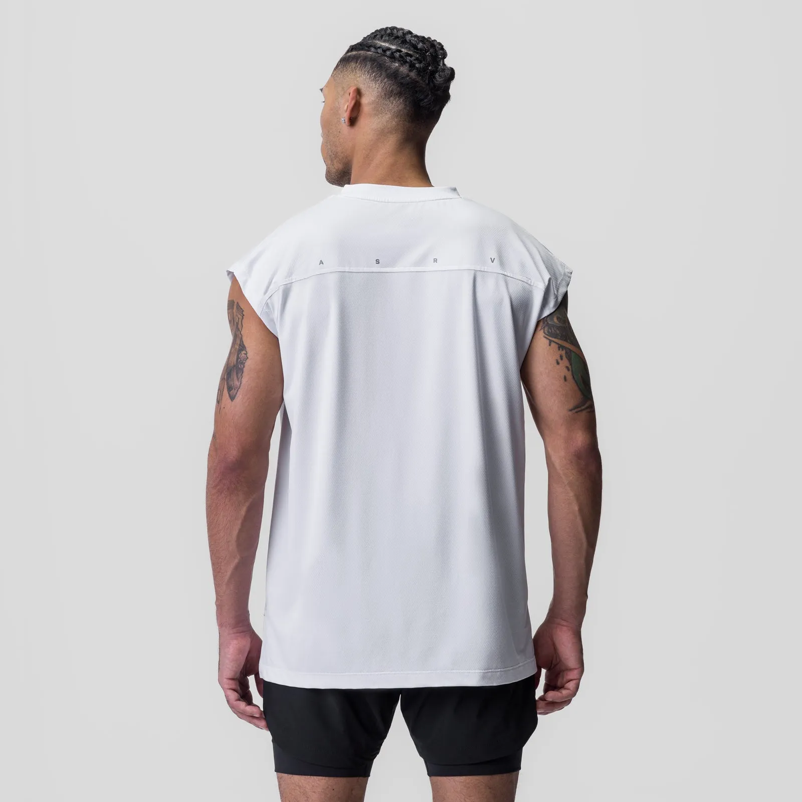 Mesh Panel Insert Thermal Regulating 0829. Silver-Lite? 2.0 Oversized Cutoff - White "OTWR"