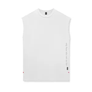 0829. Silver-Lite? 2.0 Oversized Cutoff - White "OTWR" Ornamental