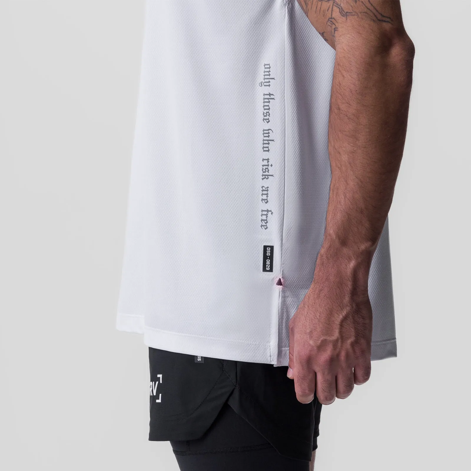 suitable for engineers slim fit 0829. Silver-Lite? 2.0 Oversized Cutoff - White "OTWR"