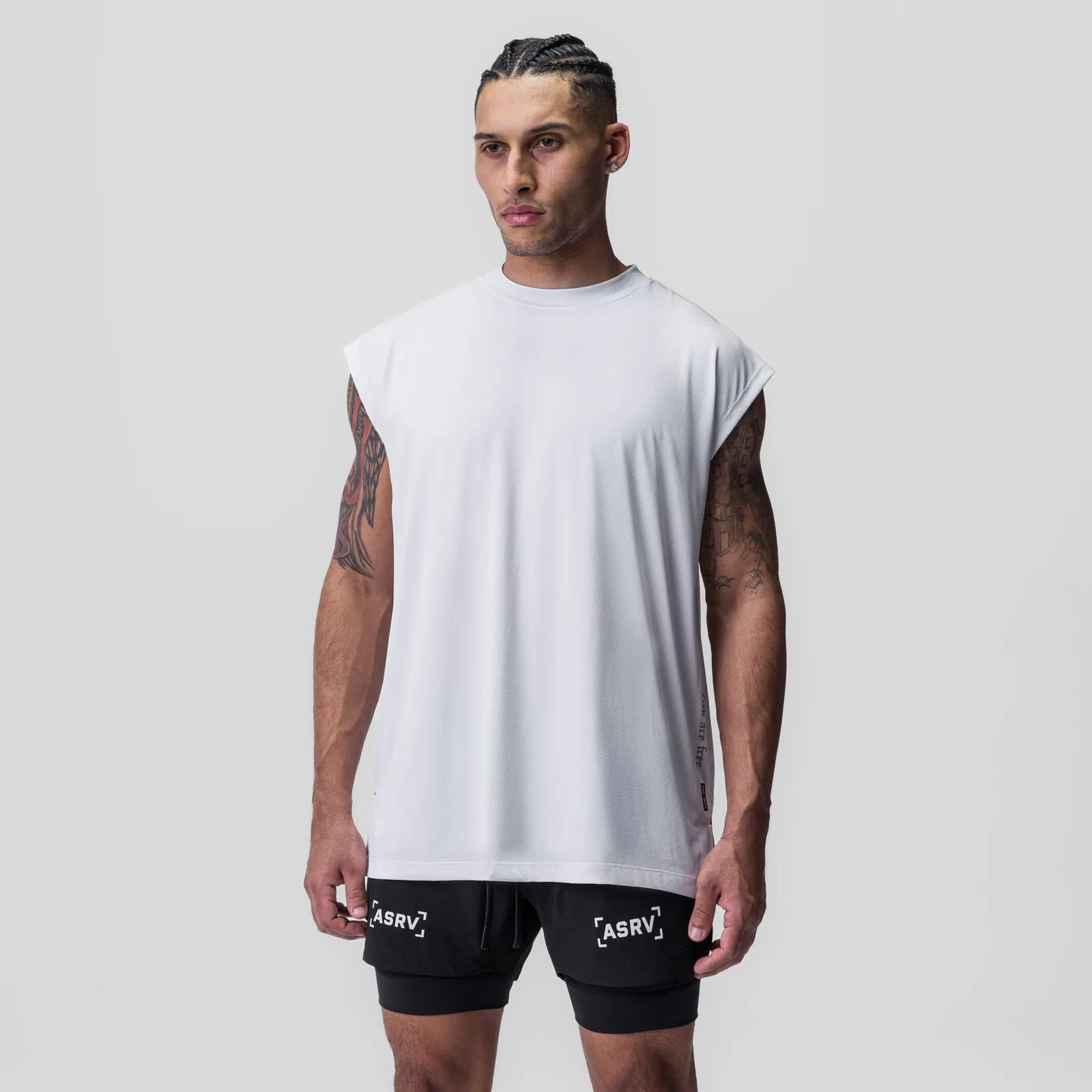 Layered Side Panels 0829. Silver-Lite? 2.0 Oversized Cutoff - White "OTWR"