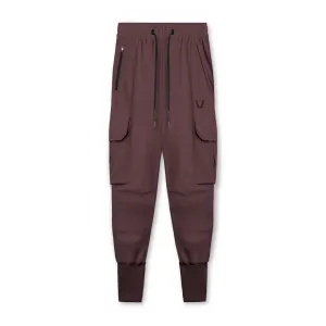 0437. Tetra-Lite? Cargo High Rib Jogger - Faded Plum Street Comfort Multipurpose Design