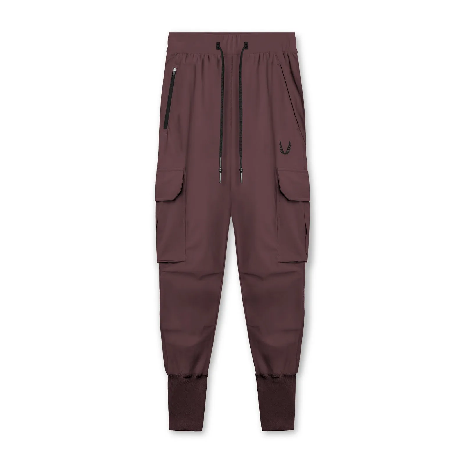 0437. Tetra-Lite? Cargo High Rib Jogger - Faded Plum Street Comfort Multipurpose Design