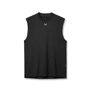 0927. 3D-Lite? 2.0 Lycra? Relaxed Cutoff - Black "OTWR Block" Deployment - easy Yoga Friendly Back Design