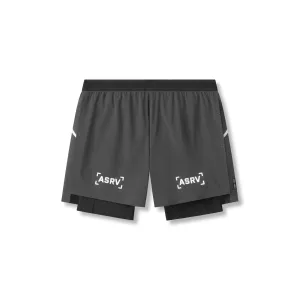 Summer Vibes 0951. Aerotex? 4" High Split Liner Short - Space Grey