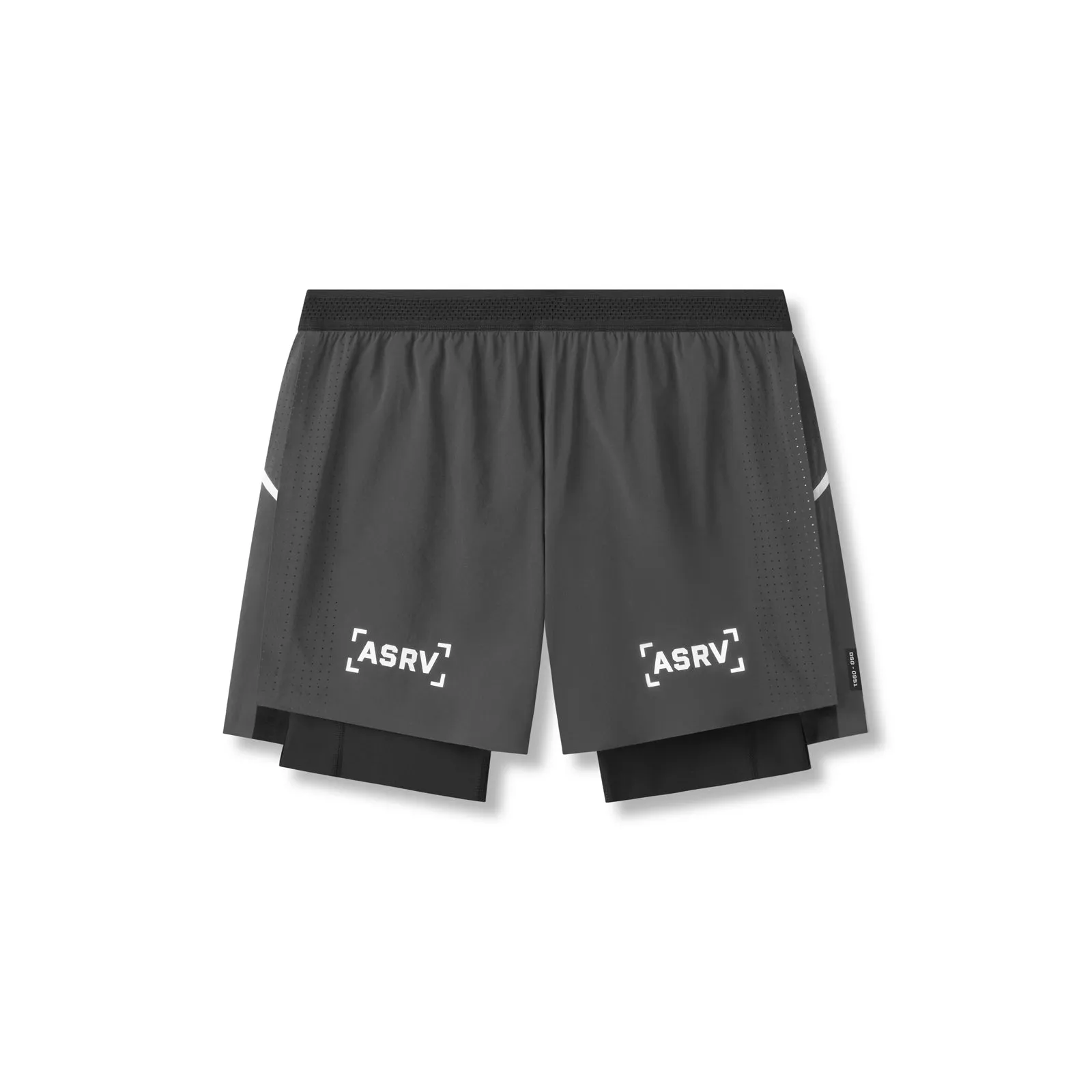 Summer Vibes 0951. Aerotex? 4" High Split Liner Short - Space Grey