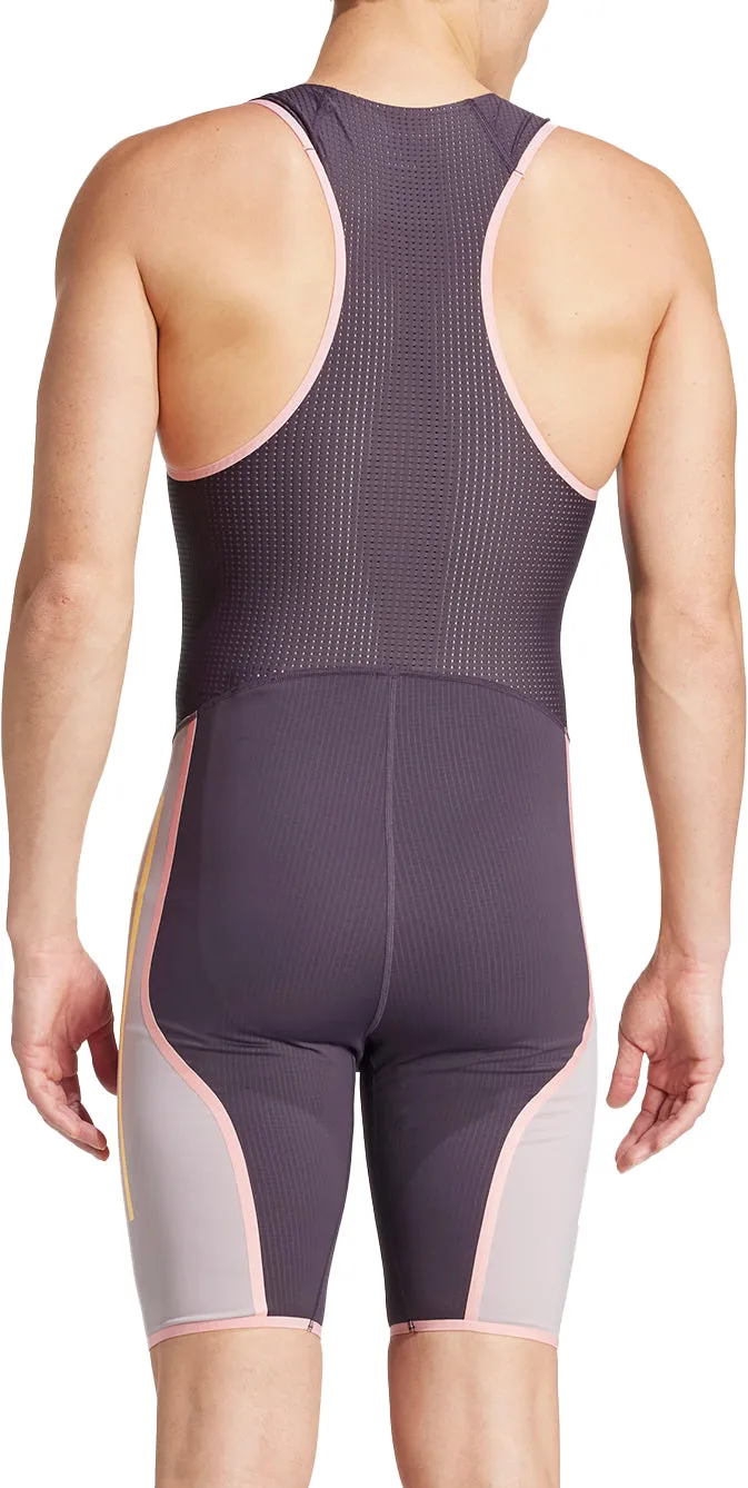 Sporty Design adidas Adizero Promo Sleeveless Mens Running Suit - Purple