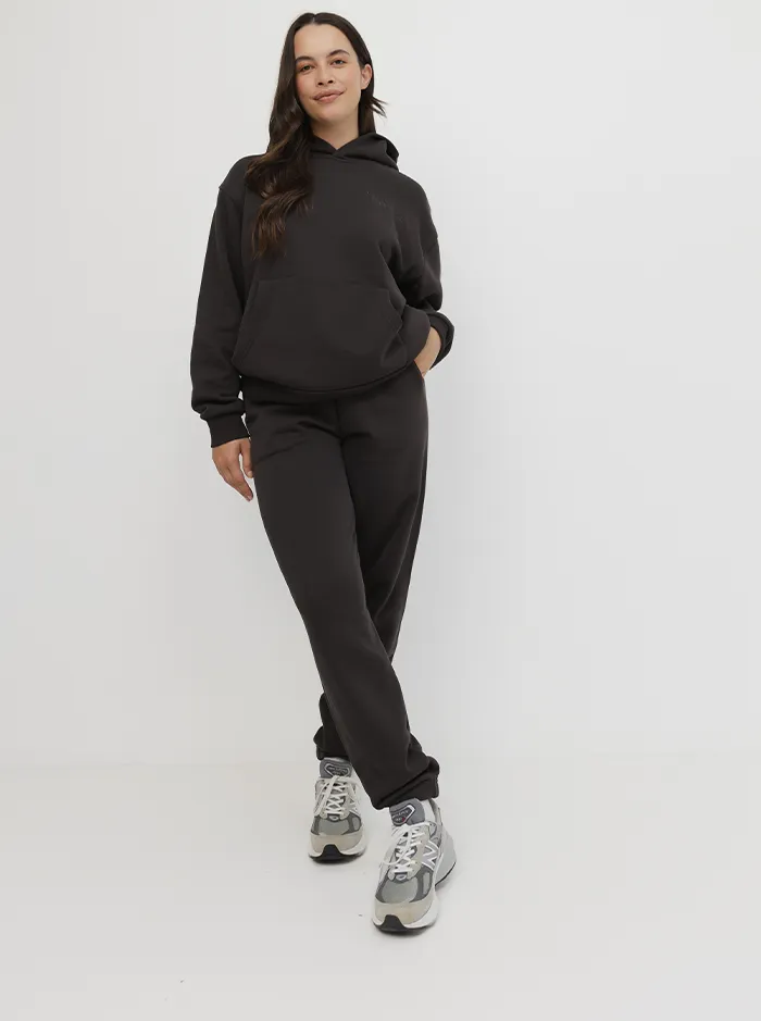 Warm Street Arch Hoodie In Pepper