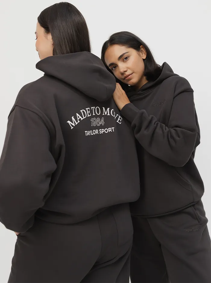 sophisticated appearance Arch Hoodie In Pepper