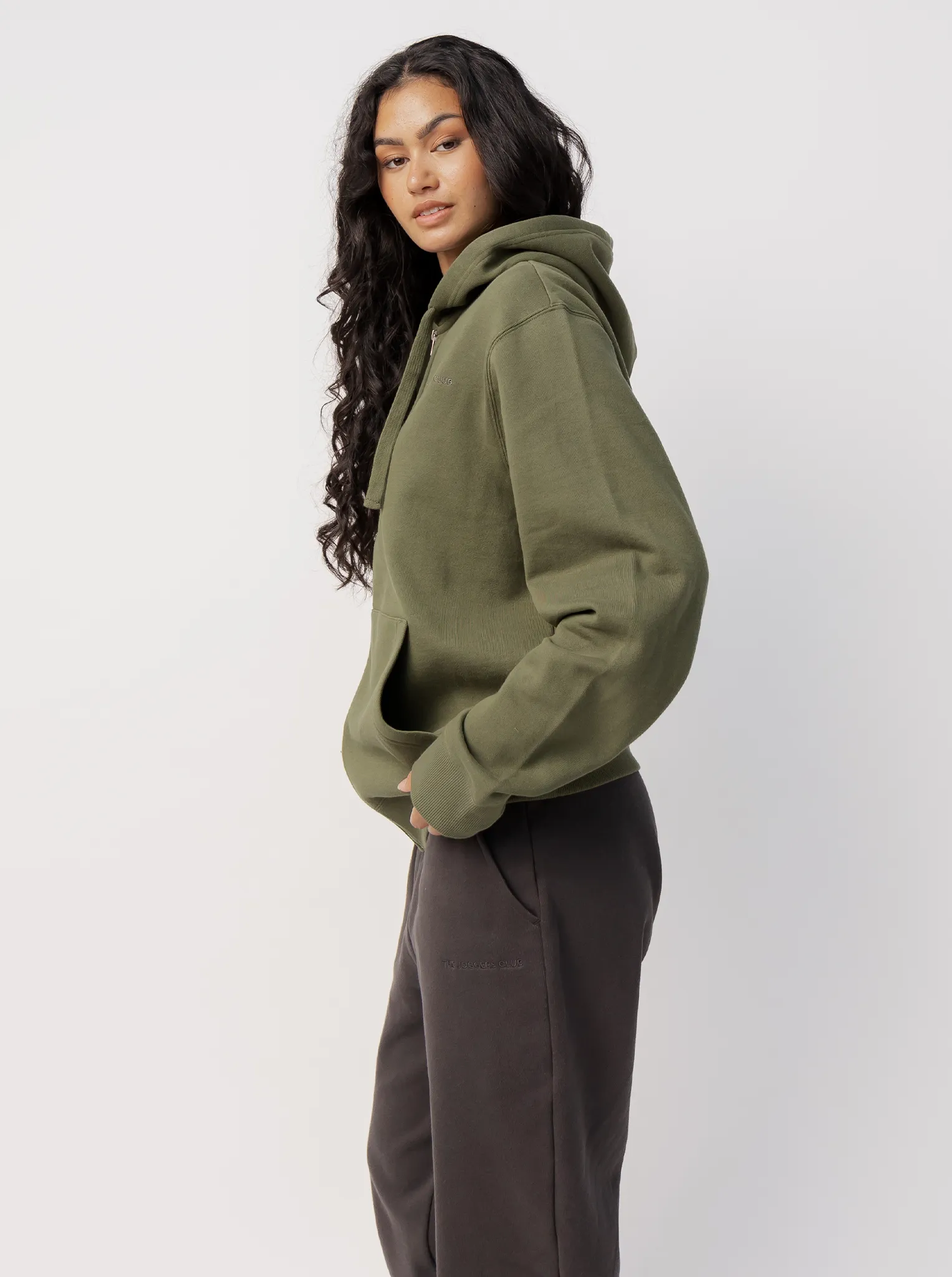 Raccoon like Training Wear Classic Full Zip in Fern