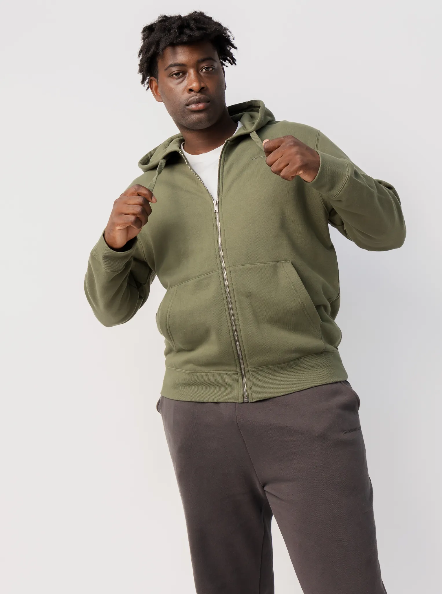 Classic Full Zip in Fern shopping spree