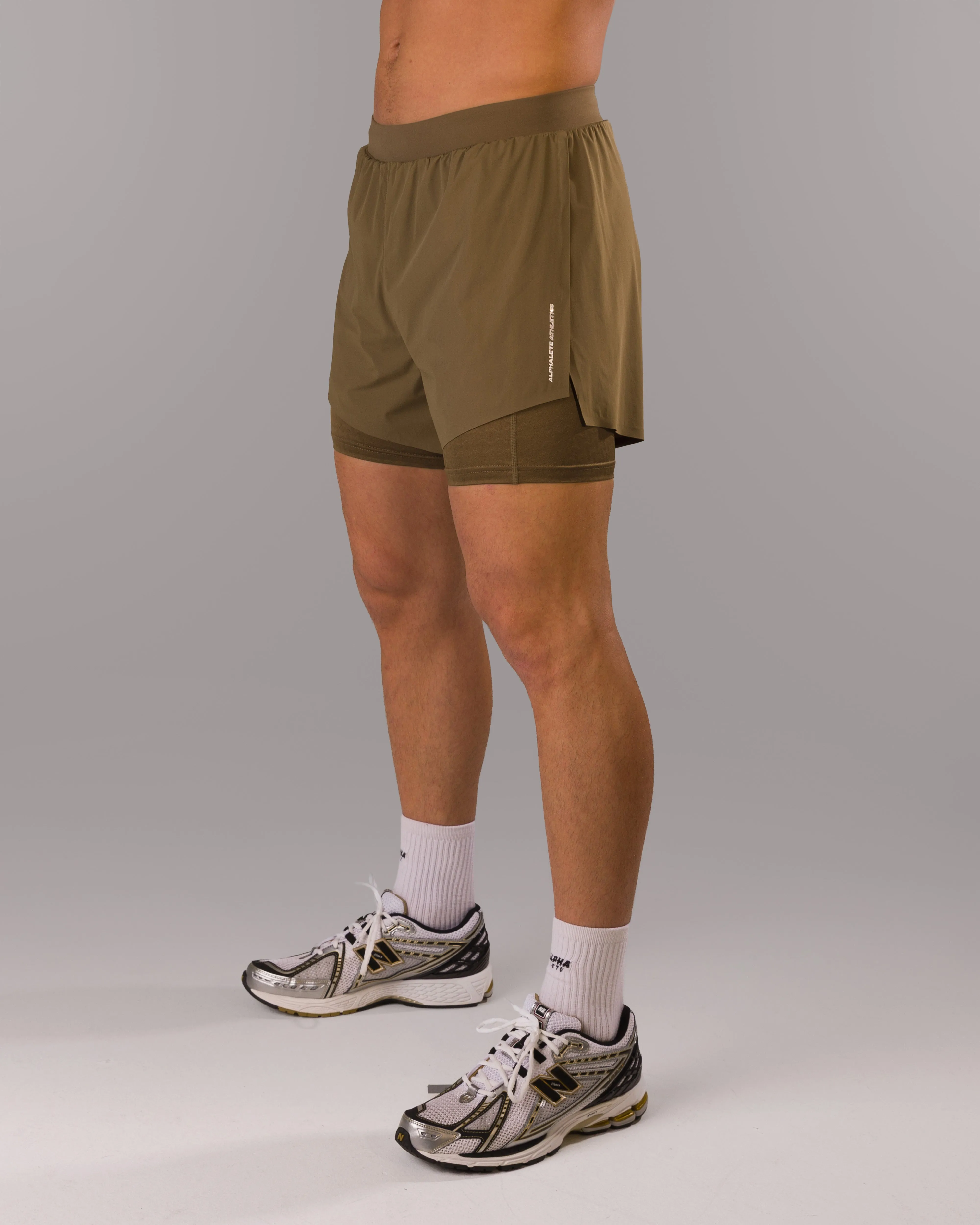 Flex Short - Carob Running Shorts Gentle On Skin
